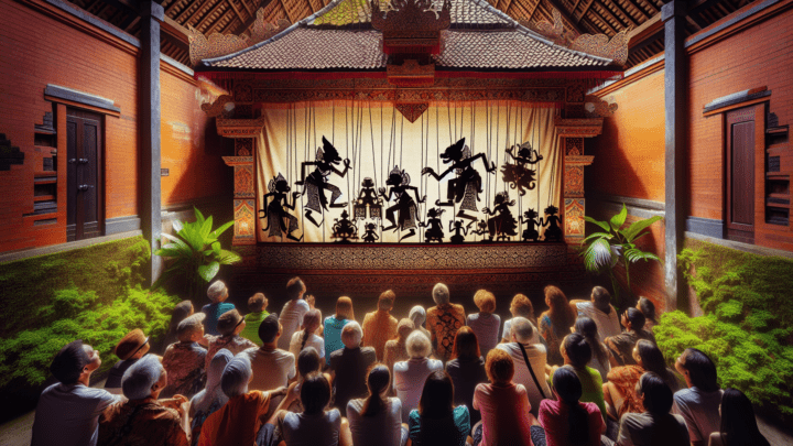 Wayang-Kulit-Schattenspiele