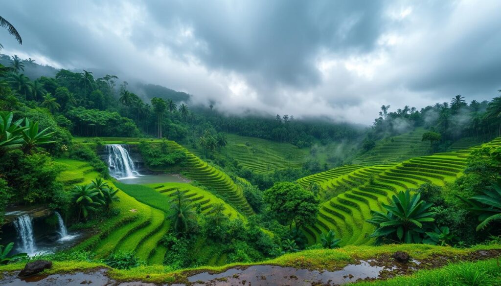 Bali Regenzeit Niederschlagsmengen