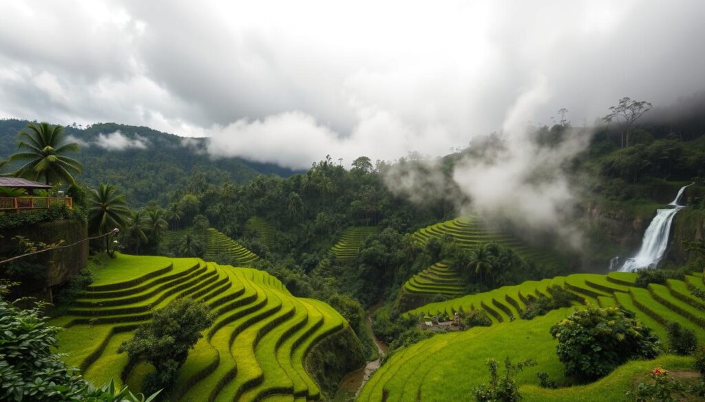 Regenzeit Bali Landschaft