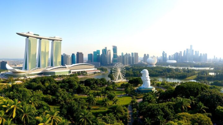 Singapur Rundreise und Baden