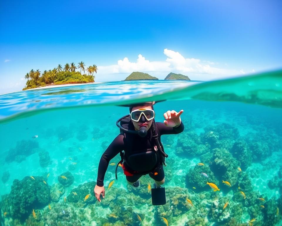 Gili Inseln Schnorcheln Indonesien
