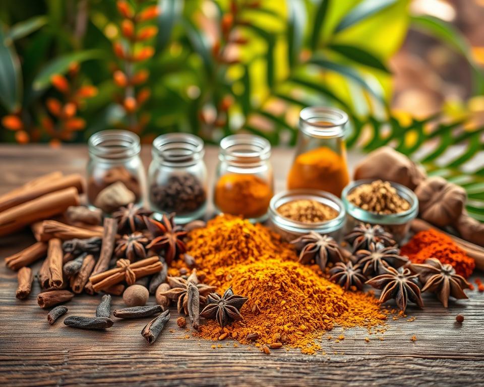 Molukken-Küche Gewürze