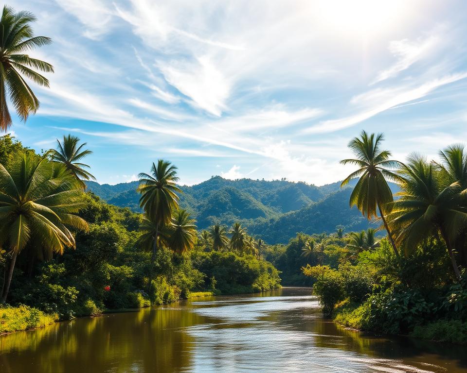Molukken Tropenklima Landschaft