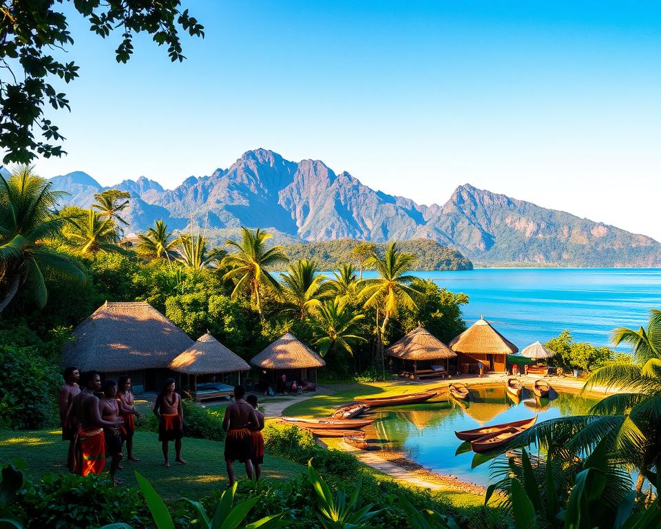 Papuastämme in Raja Ampat