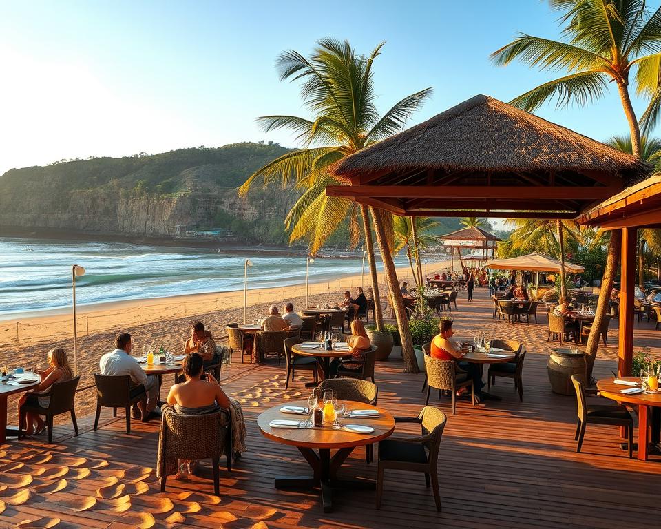 Restaurants am Dreamland Beach Bali