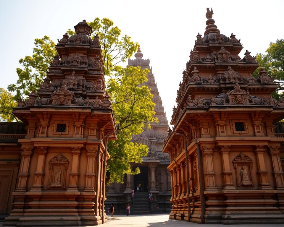 Tempelstruktur von Pura Taman Ayun