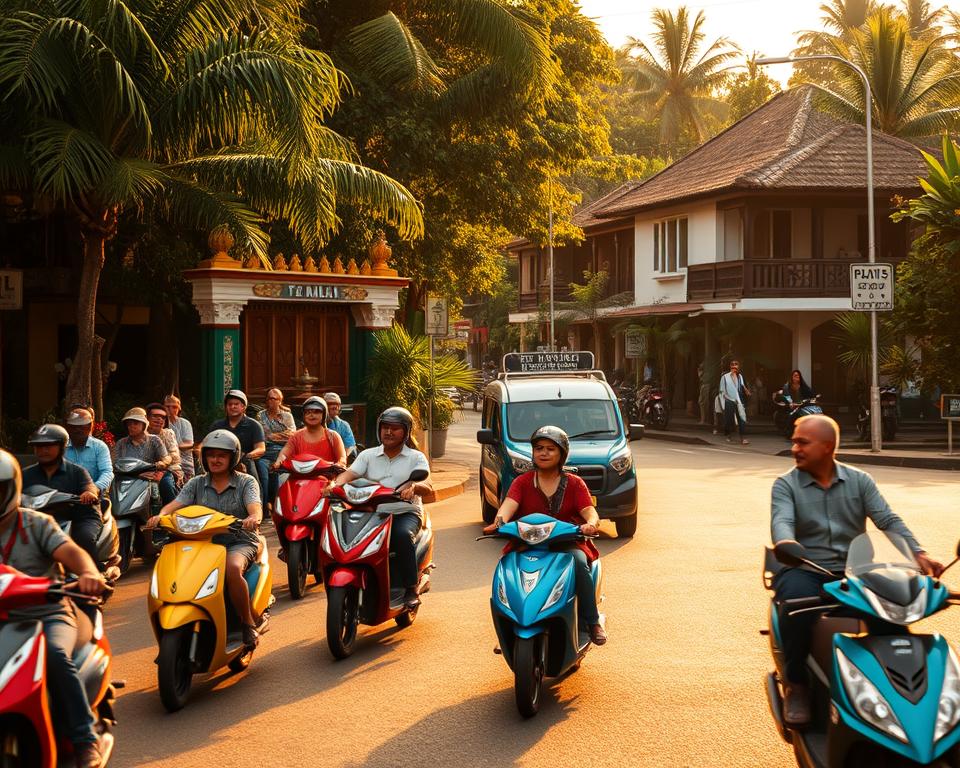 Transport Bali Optionen