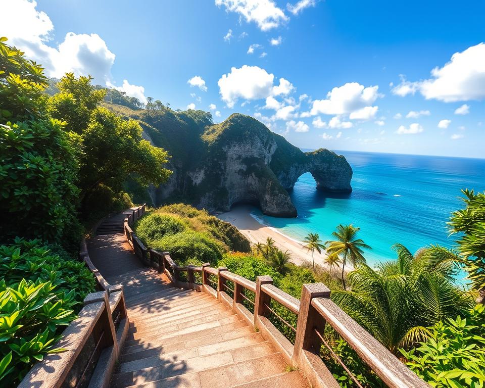 Zugang zum Suluban Beach