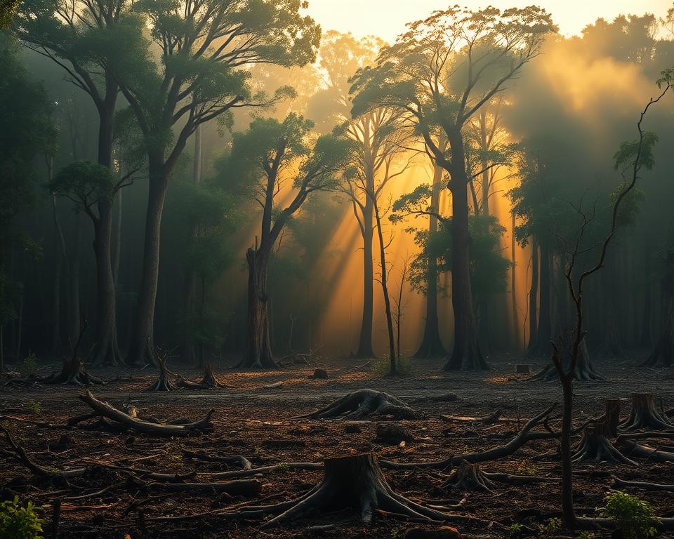Abholzung im Regenwald Abholzung im Regenwald
