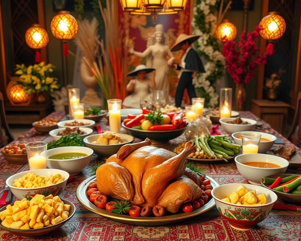 traditionelles Weihnachtsessen traditionelles Weihnachtsessen