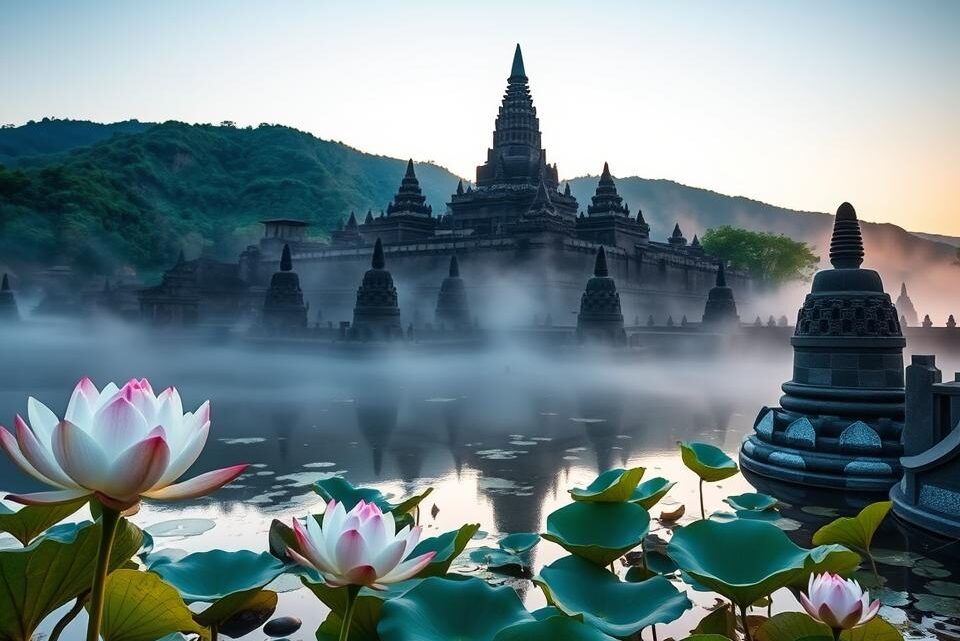 Besuchen Sie den beeindruckenden Borobudur-Tempel