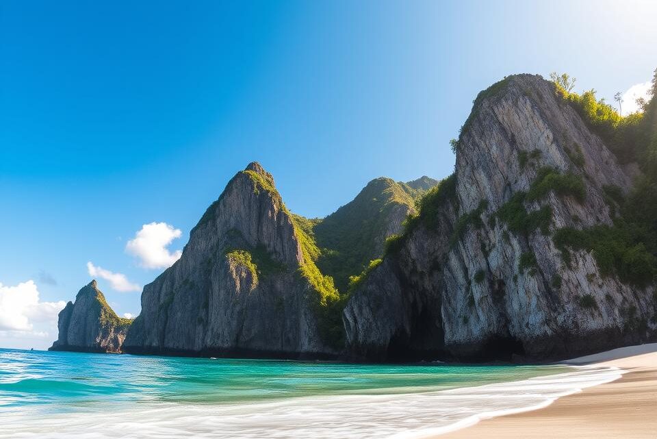 Besuche den atemberaubenden „Diamond Beach“ auf Nusa Penida